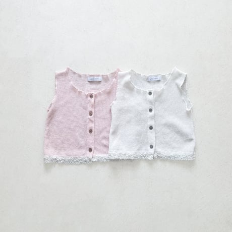 urbanrabbit/132. Lace Knit Sleeveless JS-JM