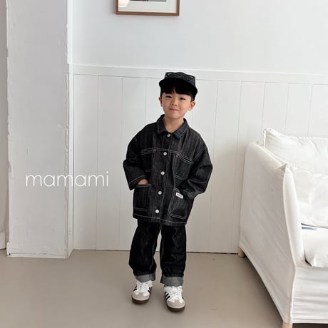 mamami/56. school denim jacket JS-JL