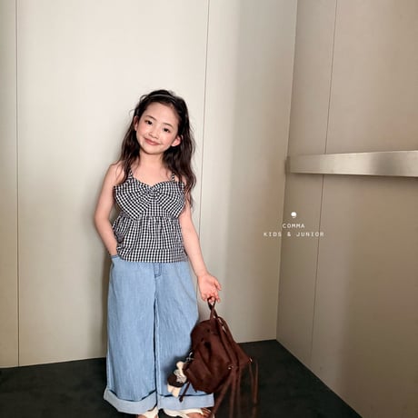 comma/31. ribbon sleeveless blouse 110-130