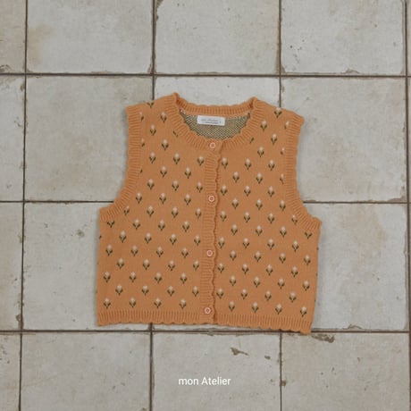 monatelier/17. tulip vest S-2XL