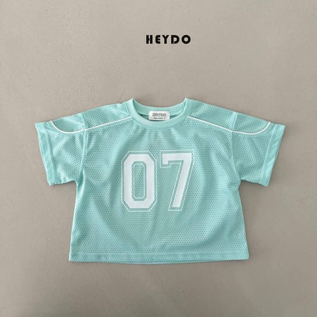 heydo/1. 7 line mesh T-shirt S-XL
