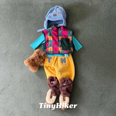 tinyhiker/22. tie embroidery jogger pants XS-XL