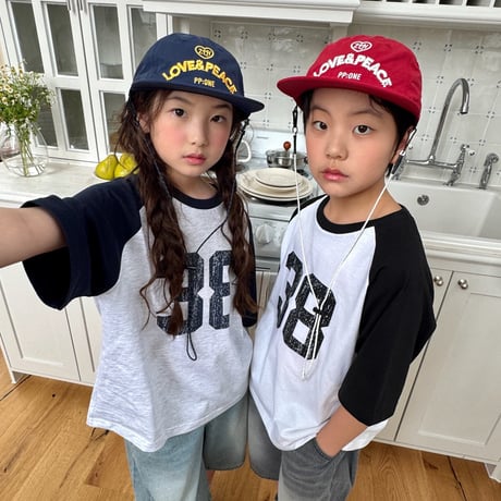 matilda/53. 38 two color raglan T-shirt 5-13