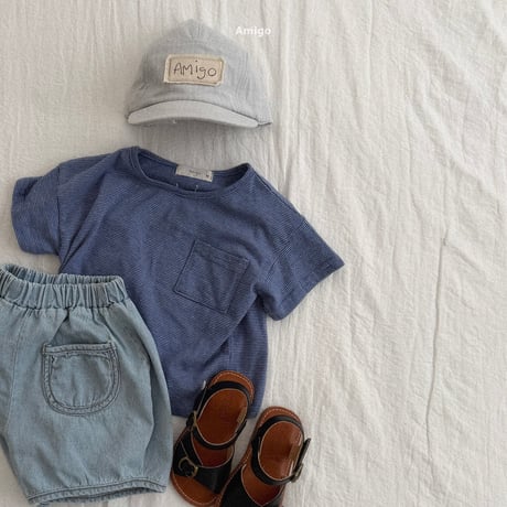 amigo/17. round denim pants XS-XL