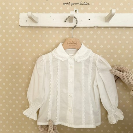 monbebe/5. pepe lace blouse S(1-2Y)-XL(7-8Y)