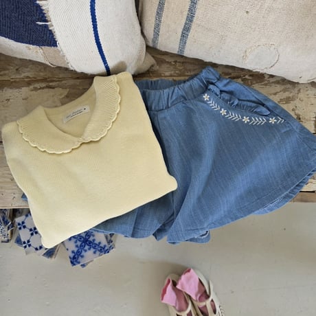 monatelier/11. curot denim pants S-2XL