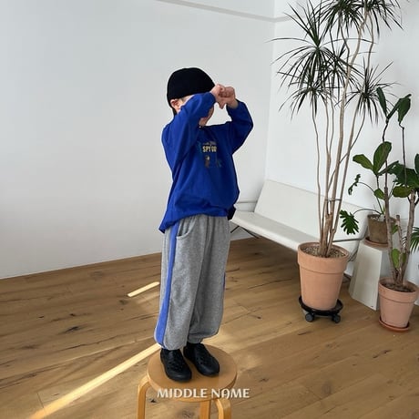 middlename/16. terry two color pants S-XL
