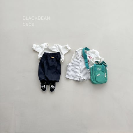 blackbean/22. overalls set S-M