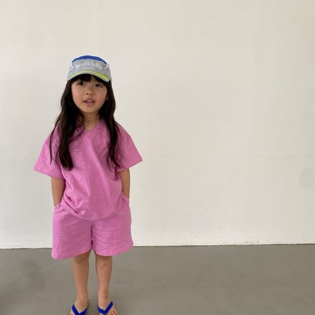 mikki/80. simple slave v neck T-shirt S-XL