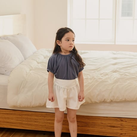 monatelier/19. shirring puff T-shirt S-2XL
