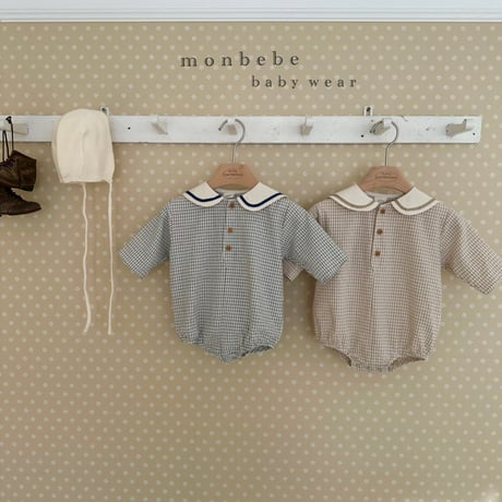 monbebe/4. sailer suit S(3-6M)-L(12-24M)