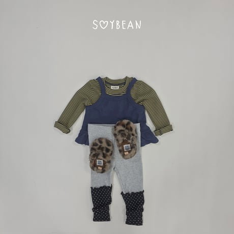 soybean/88. plan ) dot leg  warmer leggings XS-XL