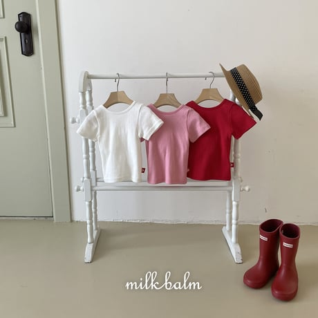 milkbalm/25. ailet half t T-shirt XS-XL