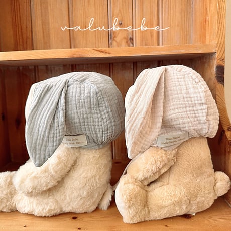 valubebe/45. rabbit two color bonnet hat FREE