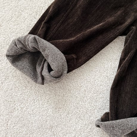 urbanrabbit/7. Brushed-back Denim Barrel Pants JS-JM