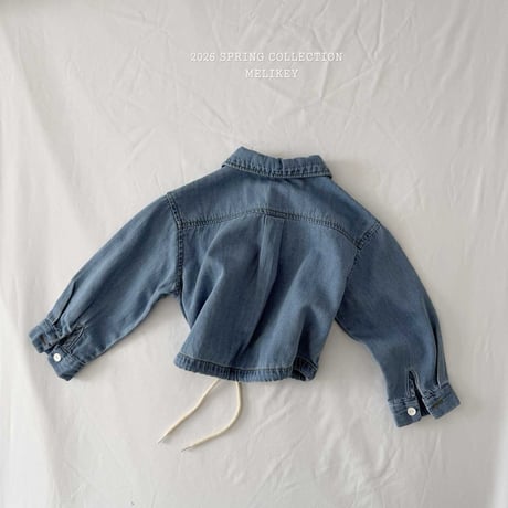 melikey/80. hooda denim shirt JS-JM