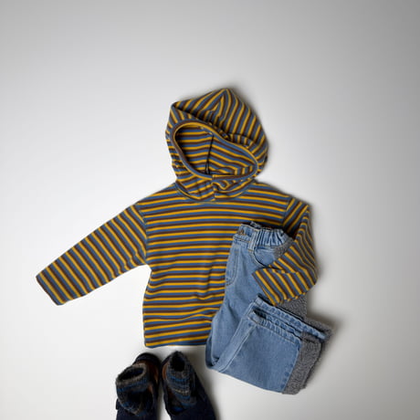 andbutter/39. Stitch Stripe Hoodie JS-JM