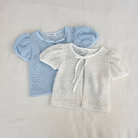 monatelier/14. blooming ribbon cardigan S-2XL
