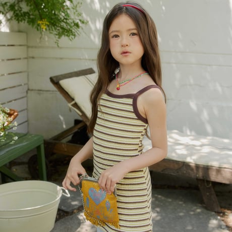 urbanrabbit/123. Bubble Stripe One-piece JS-JM