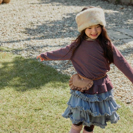 urbanrabbit/15. Frill Tiered Long Skirt JS-JM