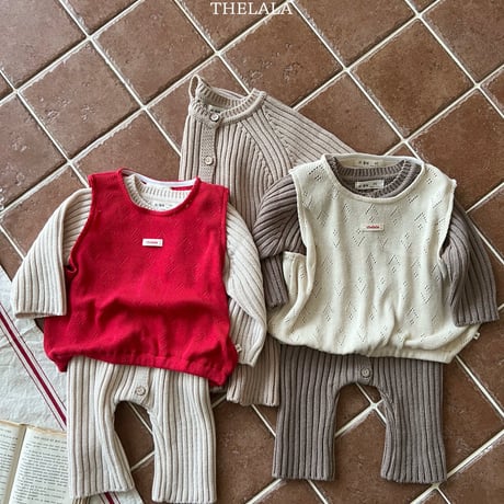 thelala/48. 24 open suit knit XS-M