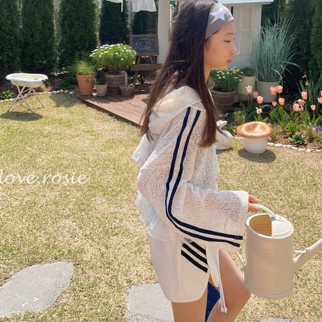 loverosie/145. running tape shorts  2XL