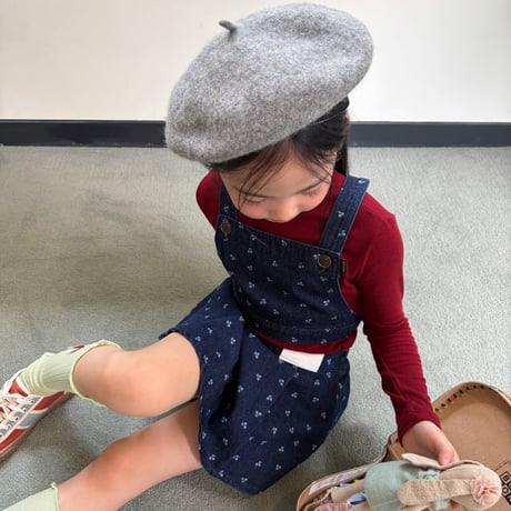 saintdoll/105. cherry overalls S-XL