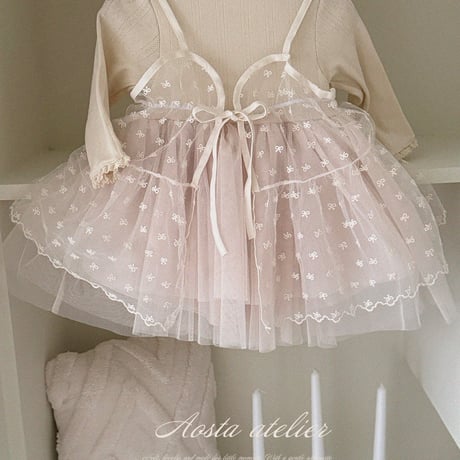 aosta/17. [Lace Ribbon Open Dress] FREE