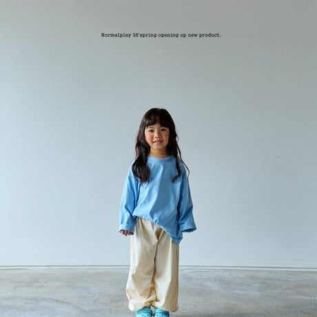 normalplay/78. good morning single long sleeve ( season plan ) T-shirt JS-JM
