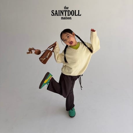 saintdoll/148. v neck sweat XL-JM