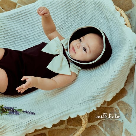 milkbalm/3. ribbon ( without hat) swimsuit S(1-2Y)-L(5-6Y)
