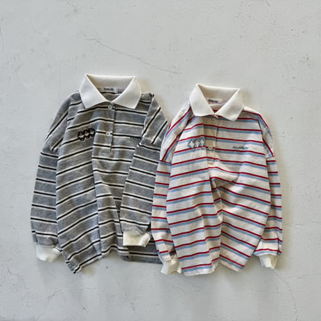 ramijini/8. clover collar T-shirt S-XL