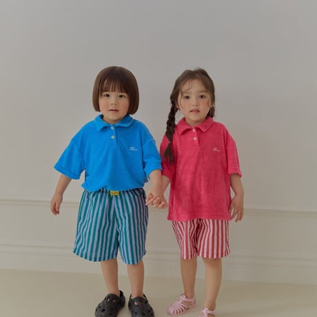 hans/11. terry collar T-shirt XS-XL