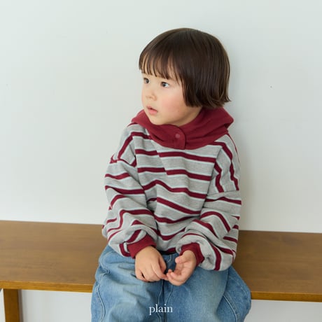 plain/21. tok tak hood T-shirt XS-XL