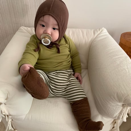 lalaland/64. b stripe leggings 6M-18M