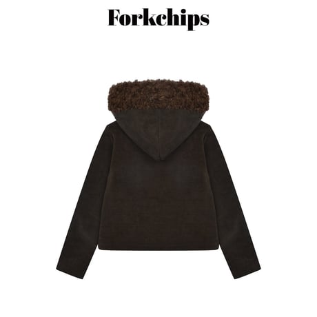 forkchips/58. bear hood zipup JS-JXL