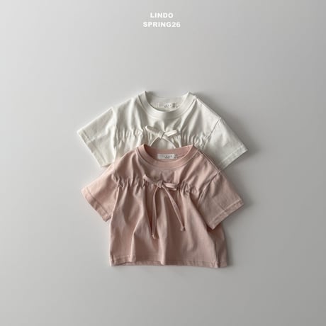 lindo/48. bb ribbon T-shirt XS-XL