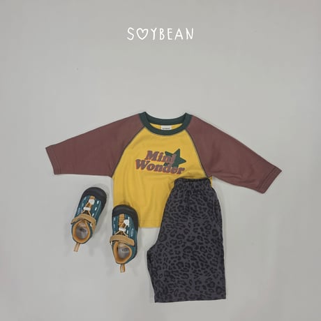 soybean/104. plan ) mini wonder raglan T-shirt XS-XL