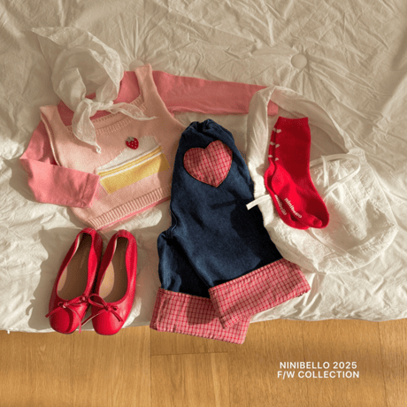ninibello/105. kay knit vest S(S-M)-L(L-XL)