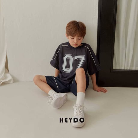 heydo/1. 7 line mesh T-shirt S-XL