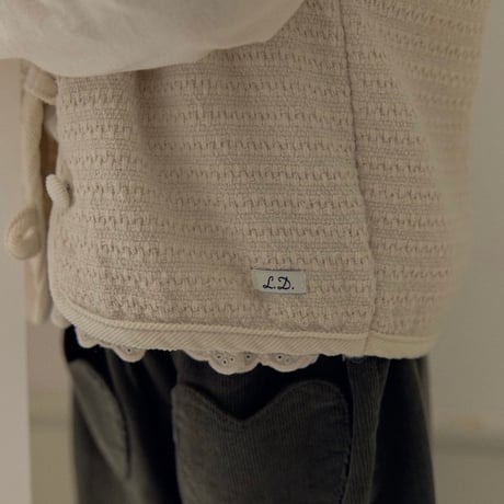 lindo/79. single lace fril T-shirt XS-XL