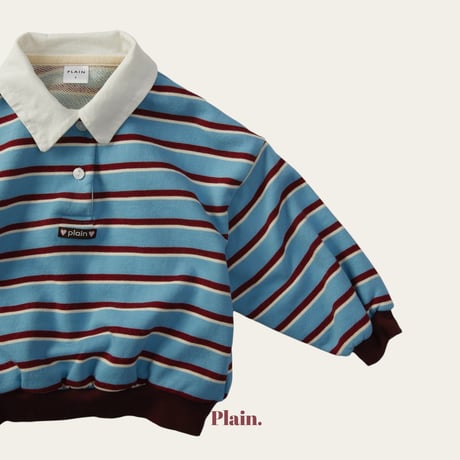 plain/27. plain collar man-to-man XS-XL