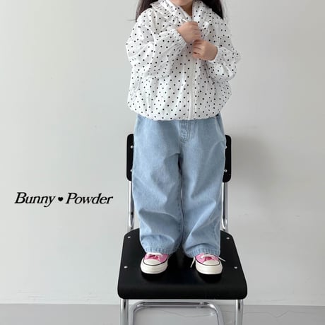 bunnypowder/85. heart denim pants S-XL