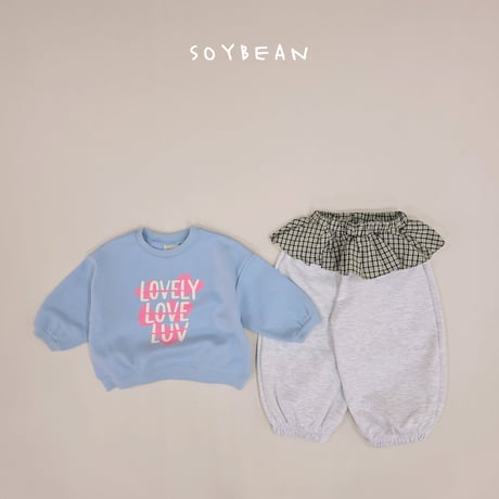 soybean/31. lovely man-to-man XS-XL
