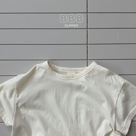 bellabambina/106. 26 summer bangbang plain T-shirt 12M-XL