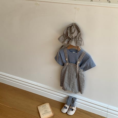 bebeholic/46. rough waffle T-shirt S(3-6M)-L(12-18M)