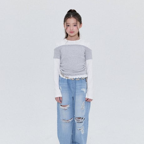 forkchips/1. high old style denim pants M-XL