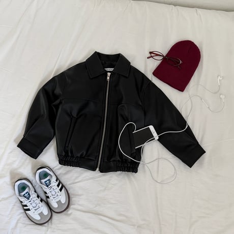 matilda/7. leather blouson 5-13