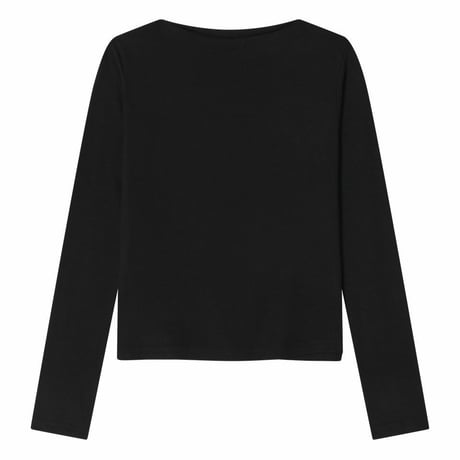 saintdoll/6. lapping boat neck T-shirt XL-JM