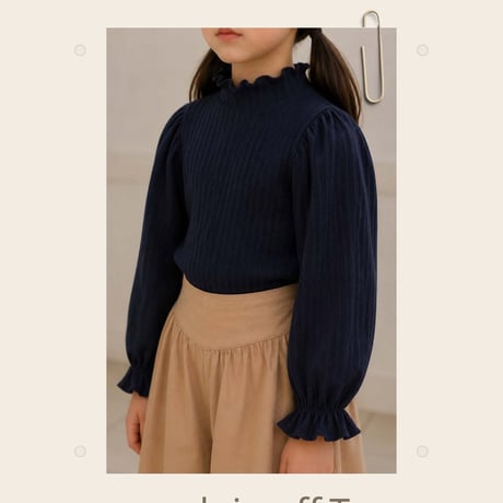 monatelier/24. golgi puff T-shirt S-2XL